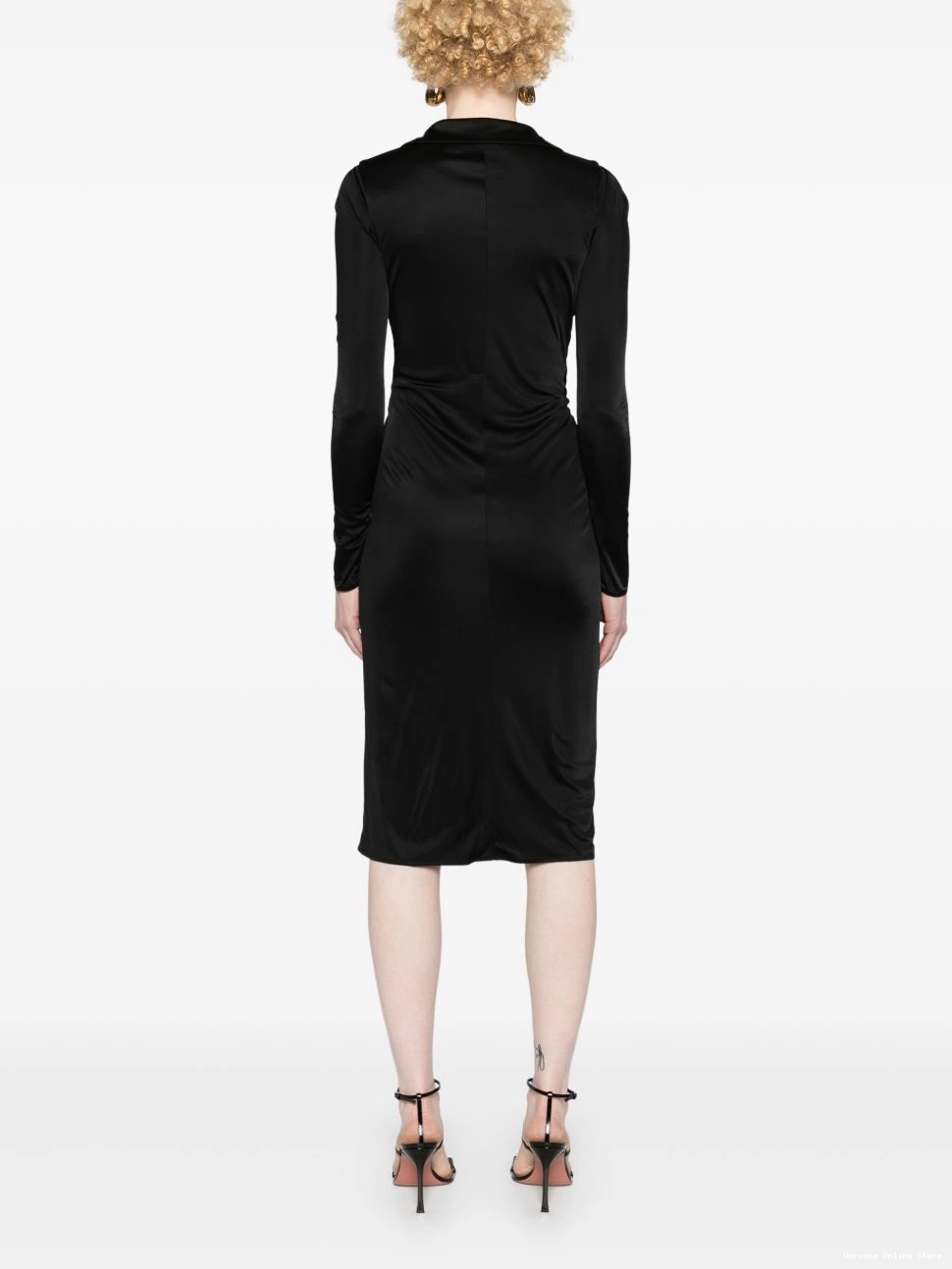 Cheap midi Women jersey Medusa-plaque dress Versace 0403